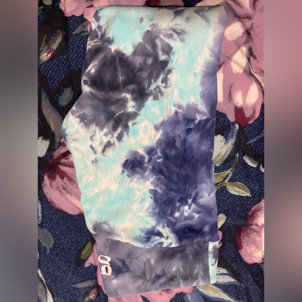 MARTINA - Blue Tie Dye Leggings